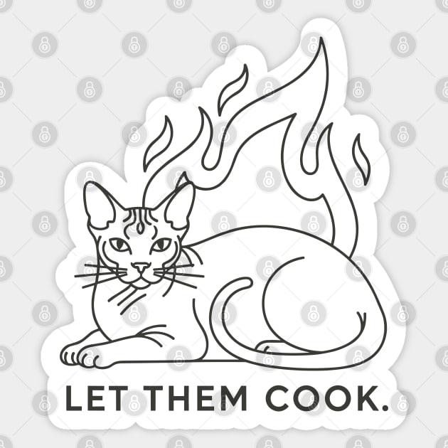 Let Them Cook Sticker by enrynz